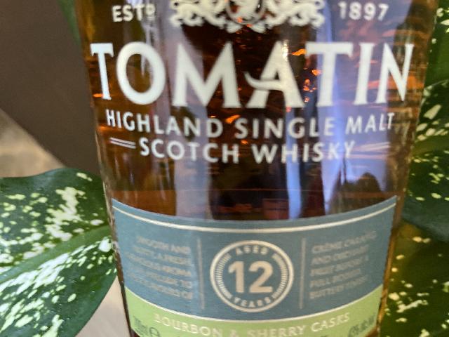 Виски TOMATIN 12  years  Bourbon & Sherry Casks   под.упаковка  (Шотландия)