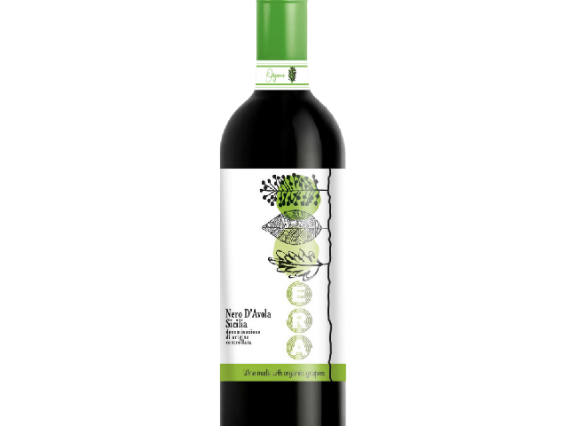 Вино Era Nero d&#39;Avola Sicilia DOC Organic, красное сухое, 0,75 л, Сицилия, Италия (арт.2991250)