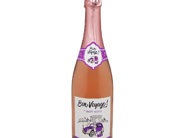 Вино игристое Bon Voyage Pinot Noir Alcohol Free, розовое полусухое, 0,75 л, Германия