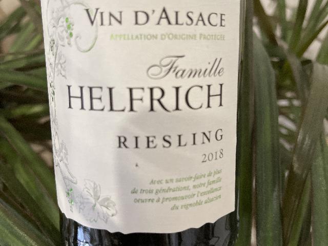 Вино Helfrich Riesling, белое сухое, 0,75 л, Эльзас, Франция (арт. 1313620)