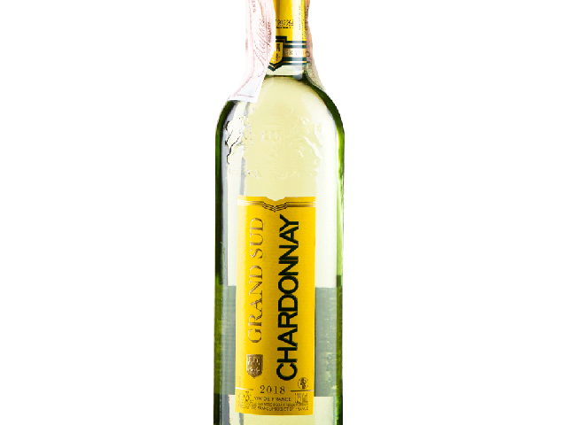 Вино Grand Sud Chardonnay, белое сухое, 0,25 л, Лангедок-Руссийон, Франция (арт.1312210)