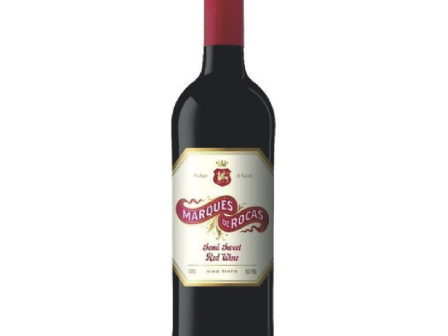 Вино Marquez de Rocas Red Semi-Sweet, красное полусладкое, 0,75 л, Испания (арт.3147230)