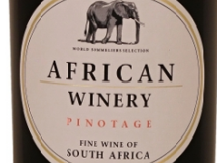 Вино African Winery Pinotage, красное сухое, 0,75л, Западный Кейп, Южная Африка (Арт. 3838220)
