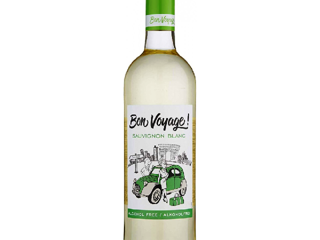 Вино Bon Voyage Sauvignon Blanc Alcohol Free, белое полусухое, 0,75л, Германия