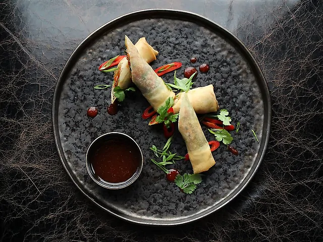 Спрінг роли з креветкою | Spring rolls with prawns