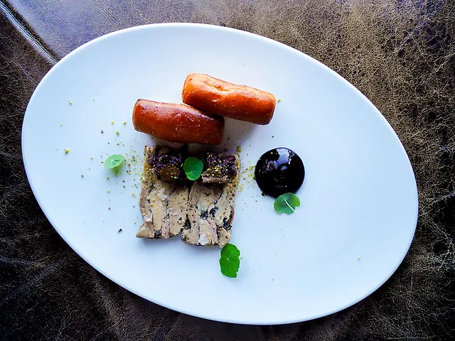 Терін з фуагра та качкою