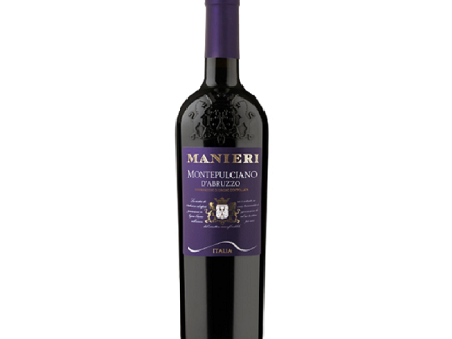 Вино Manieri Montepulciano d`Abruzzo DOС сухе черв. 13.5% 0.75л