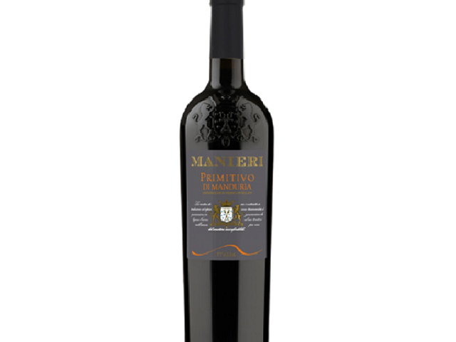 Вино Manieri Primitivo di Manduria DOС сухе черв. 14.5% 0.75л