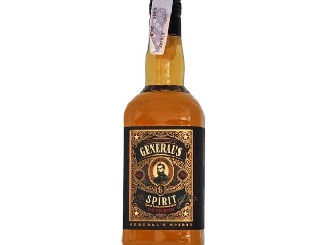 Напиток алкг.крепкий Bourbon Generals Spirit 40%, 0,7