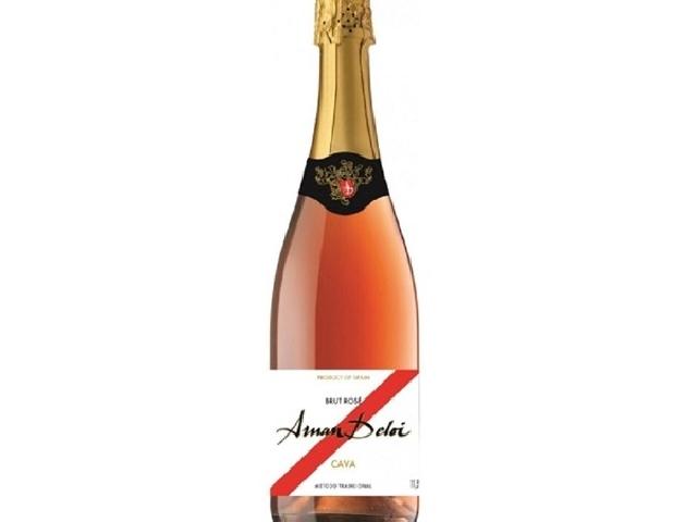Вино ігристе Cava Arnan Deloi Brut Rose рожеве брют 0,75. 11.5%