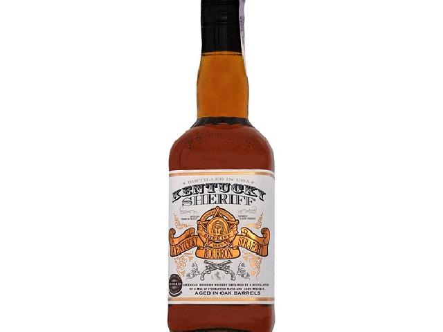 Виски American Bourbon "Kentucky Sheriff" 40%, 0,7