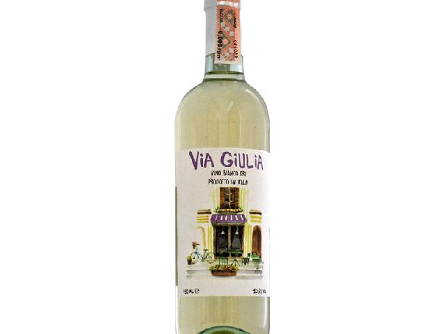 Вино Via Giulia Bianco Dry белое сухое 0,75 10,5%
