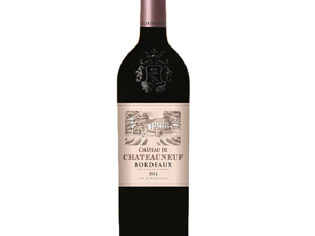 Вино AOP Bordeaux Chateau de Chateauneuf, сухое красное, 13.5% 0,75