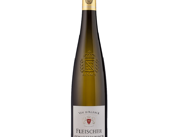 Вино AOP Vin de Alsace Gewurztraminer Fleischer, полусухое белое, 13% 0,75