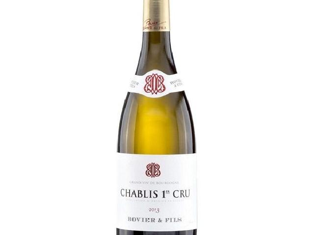 Вино CHABLIS BOVIER ET FILS 1ER CRU сухое белое 12.5% 0.75