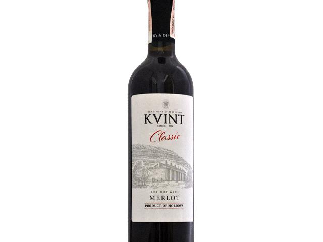 Вино Kvint Мерло красное сухое 0,75 12,8%