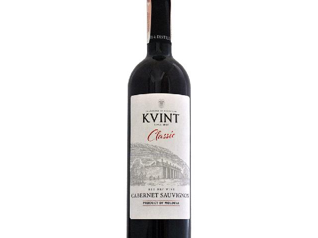 Вино Kvint Каберне-Совиньон красное сухое 0,75 12,5%
