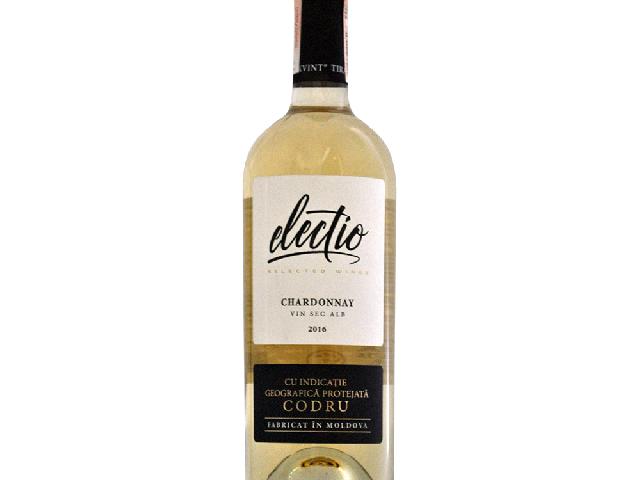 Вино Kvint Electio Шардоне белое сухое 0,75 12,6%