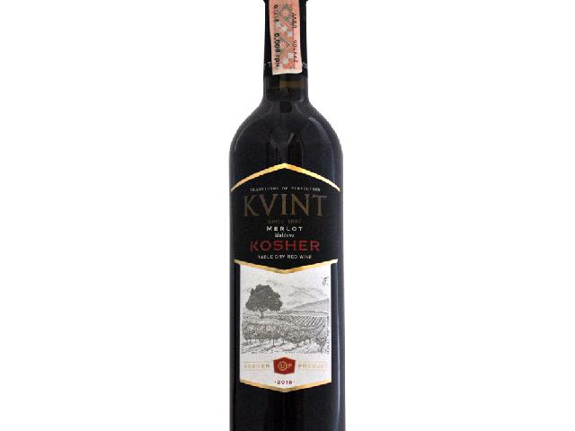 Вино Kvint Мерло кошерное красное сухое 0,75 12,8%