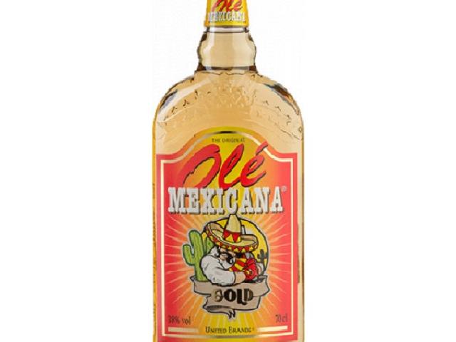 Напиток крепкий с добавлением текилы Ole Mexicana Gold 38%, 0,7
