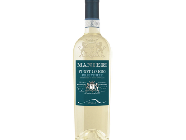 Вино Manieri Pinot Grigio delle Venezie DOС сухе біле 12.5% 0.75л