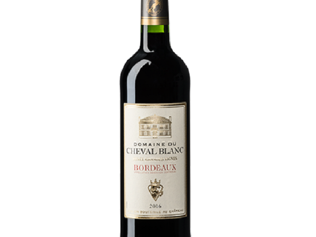 Вино Bordeuax Domaine du Cheval Blanc Cuvee Grandes Vignes сухое красное 12.5%, 0.75