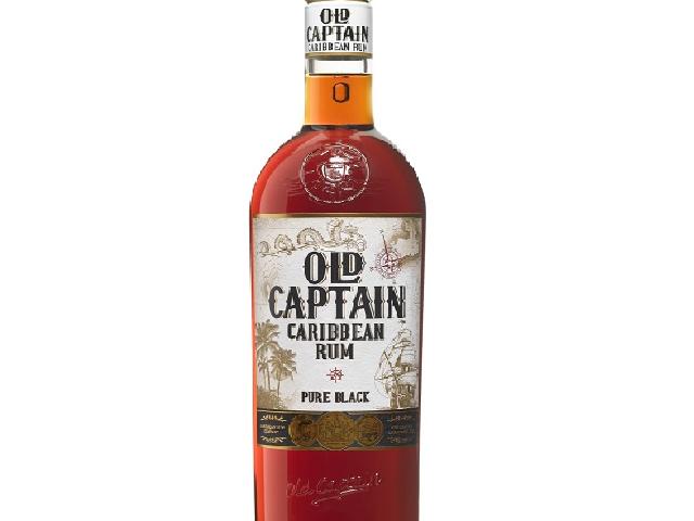 Ром Old Captain Rum Pure black  37,5% 0,7л