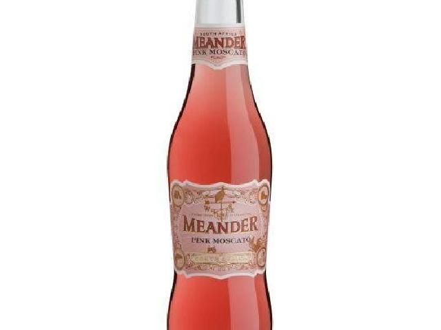 Вино ігристе Meander Moscato Pink рожеве солодке 5,5% 0,275л