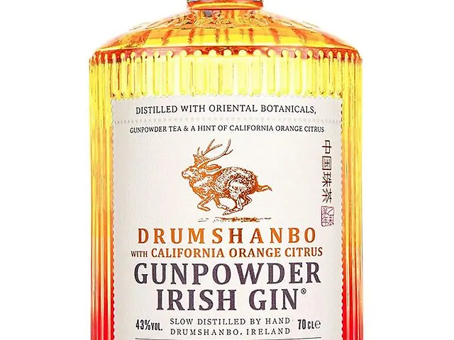 Джин Drumshanbo Gunpowder Irish Gin Каліфор. Апельсин 0.7 л 43%