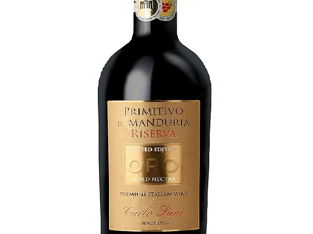 Вино Carlo Sani Oro Primitivo di Manduria DOC 2017 черв. сухе 15,0% 0,75л