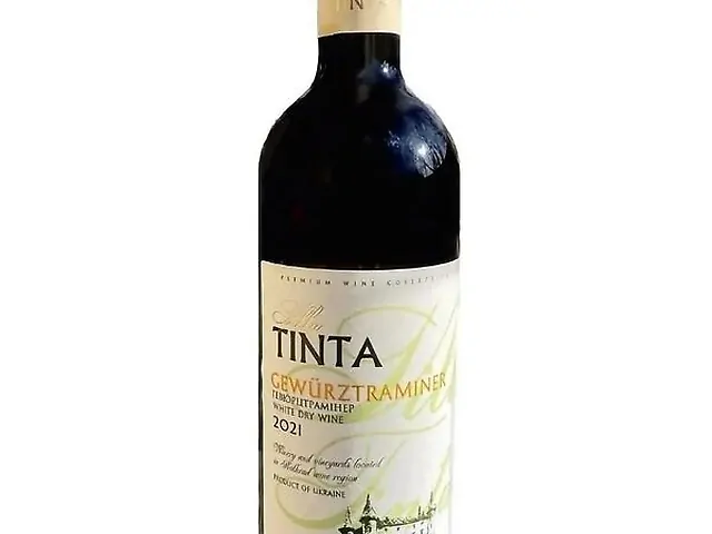 Вино Villa Tinta Гевюрцтраминер сухе біле 11-12%, 0,75 л.