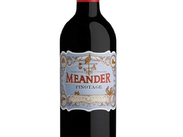 Вино Meander Pinotage черв. сухе 14% 0,75л