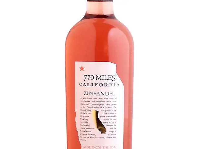 Вино 770 Miles Zinfandel Rose рожеве н/сухе 0,75 10,5