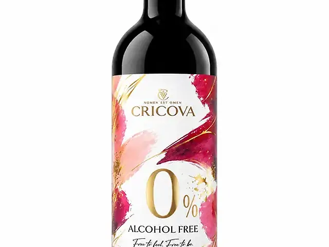 Cricova Каберне-Совіньйон (безалкогольне 0%) червоне напівсолодке 0.75 л