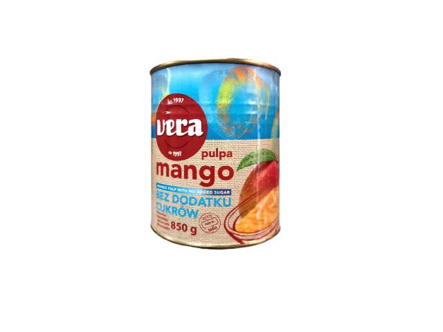 Манго пюре  без сахара Mango Pulpa Vera