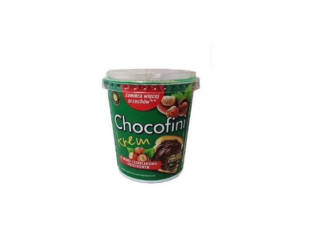 Шоколадная паста Chocofini krem Biedronka c шоколадно-ореховым вкусом