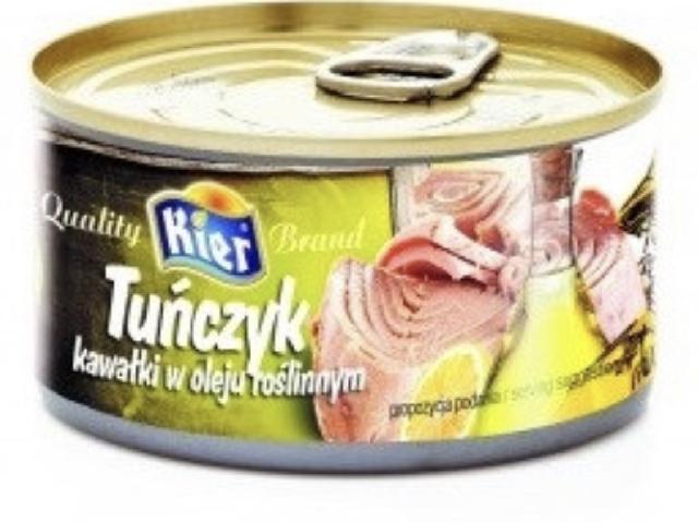 Тунец в масле кусочками Kier