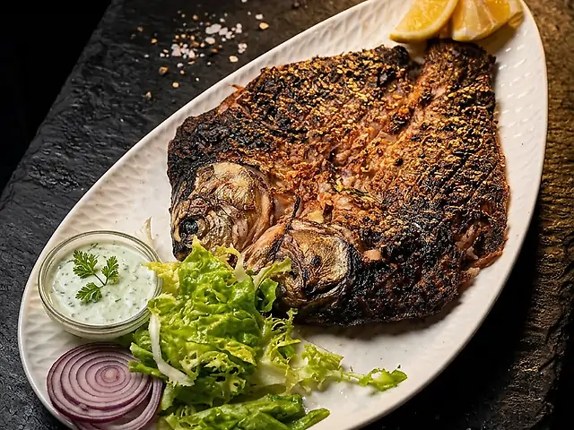 Філе карпа на мангалі