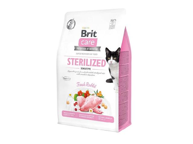 Brit Care Cat Sterilized Sensitive, беззерновий, чутливе травлення д / стерилізованих, Brit Care Cat Sterilized Sensitive, беззерновий, чутливе травлення д / стерилізованих, 2кг