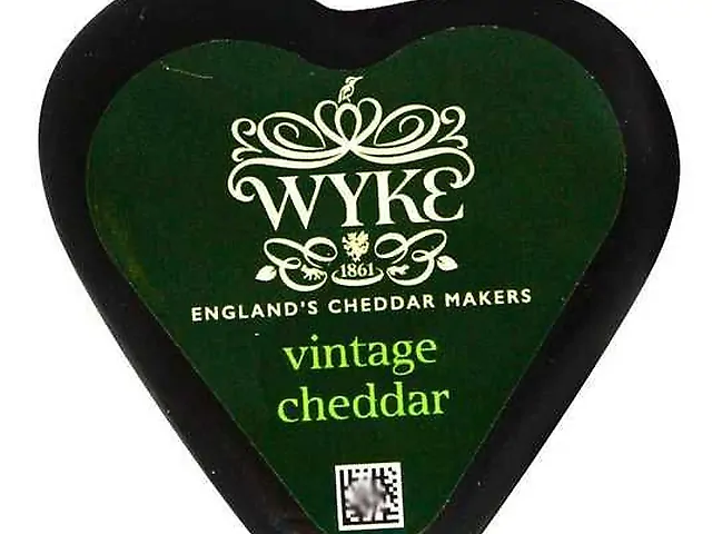 Сир Чеддер сердце 55% 100г ТМ Wyke