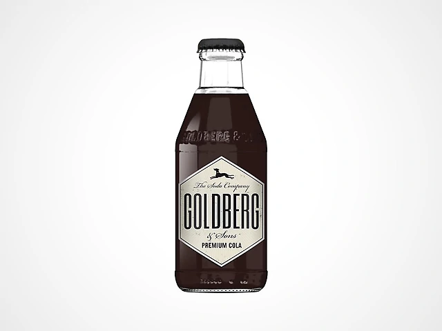 Безалкогольний напій газований Premium Cola /Goldberg/ 0.2л.