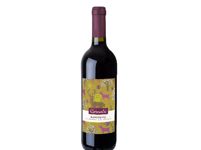 Вино красное сухое CORNALE BARDOLINO DOC, 0.75л 11,5%