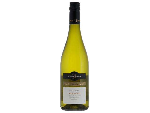 Вино белое сухое MARCEL MARTIN CHARDONNAY, 0.75 л. 12,5%
