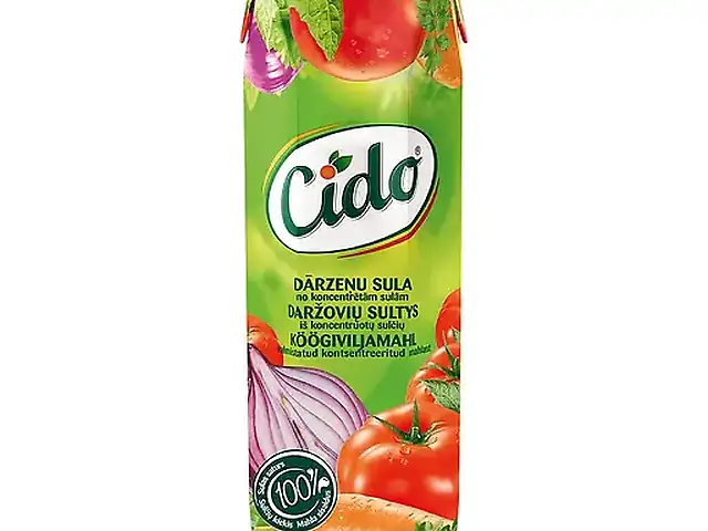 CIDO Сік Овочевий 100%, 1л