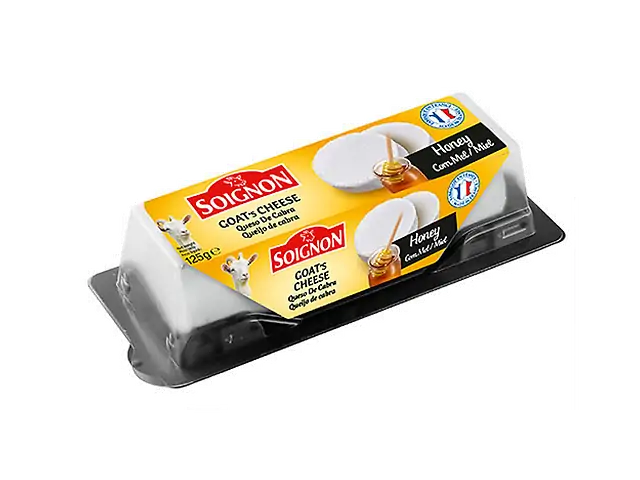 Сир Козиний з медом  125 гр TM"Soignon"