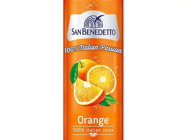Orange 0.33 ж/б SanBen соковмiсний напiй