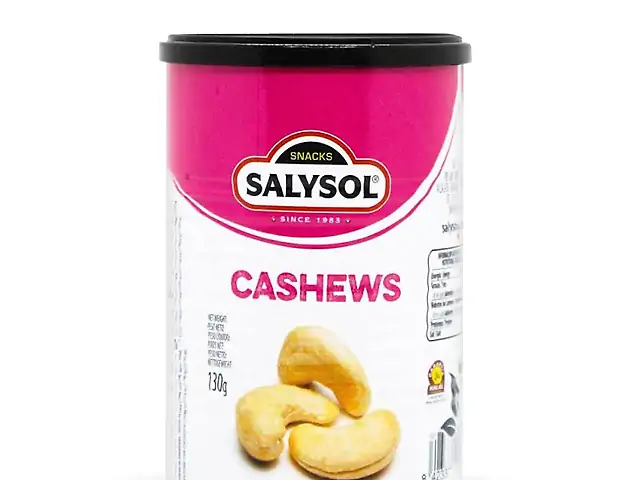 Кеш'ю ТМ Salysol, 130 г, ж/б