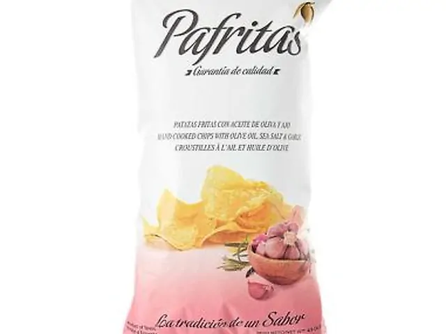 Чипси картопляні з часником 140г, Pafritas