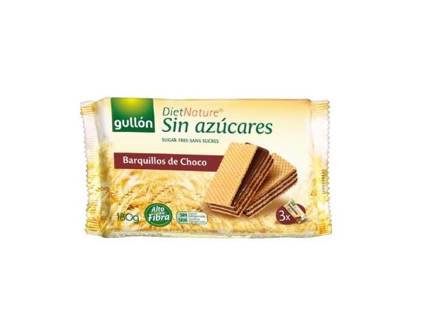 Вафли Без Сахара с шоколадной начинкой Gullon Diet Nature Sin Azucares  Испания