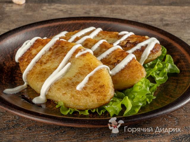Картопяники с грибной начинкой